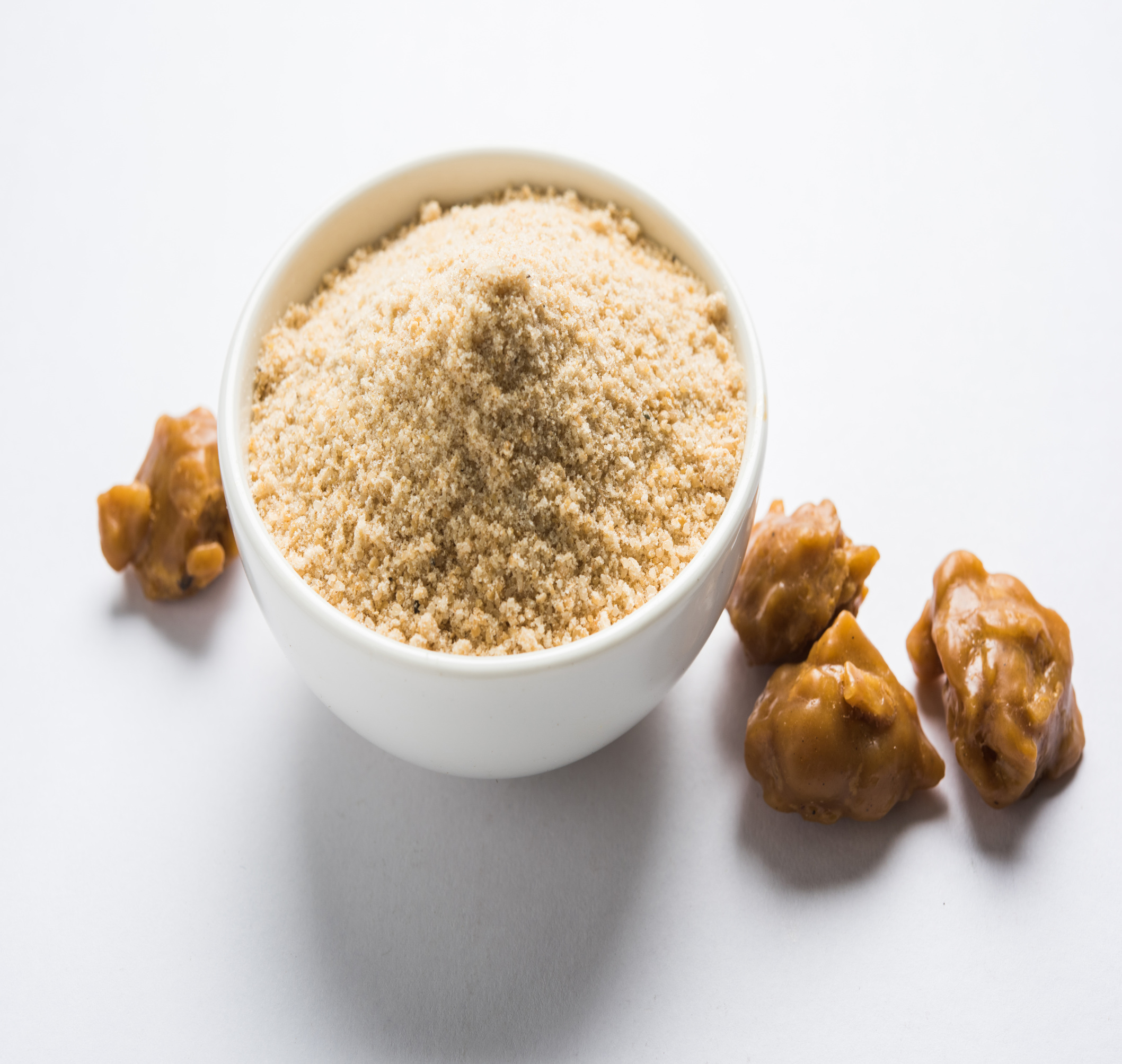 Hing powder, also known as Asafoetida, a fragrant and essential spice in Indian cuisine, known for its unique flavor and aroma.