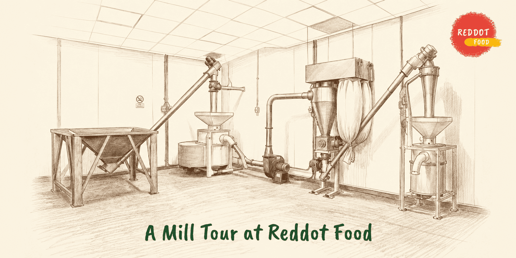 Mill tour in Ireland, Stone milled flour, Ireland, Reddot Food Store