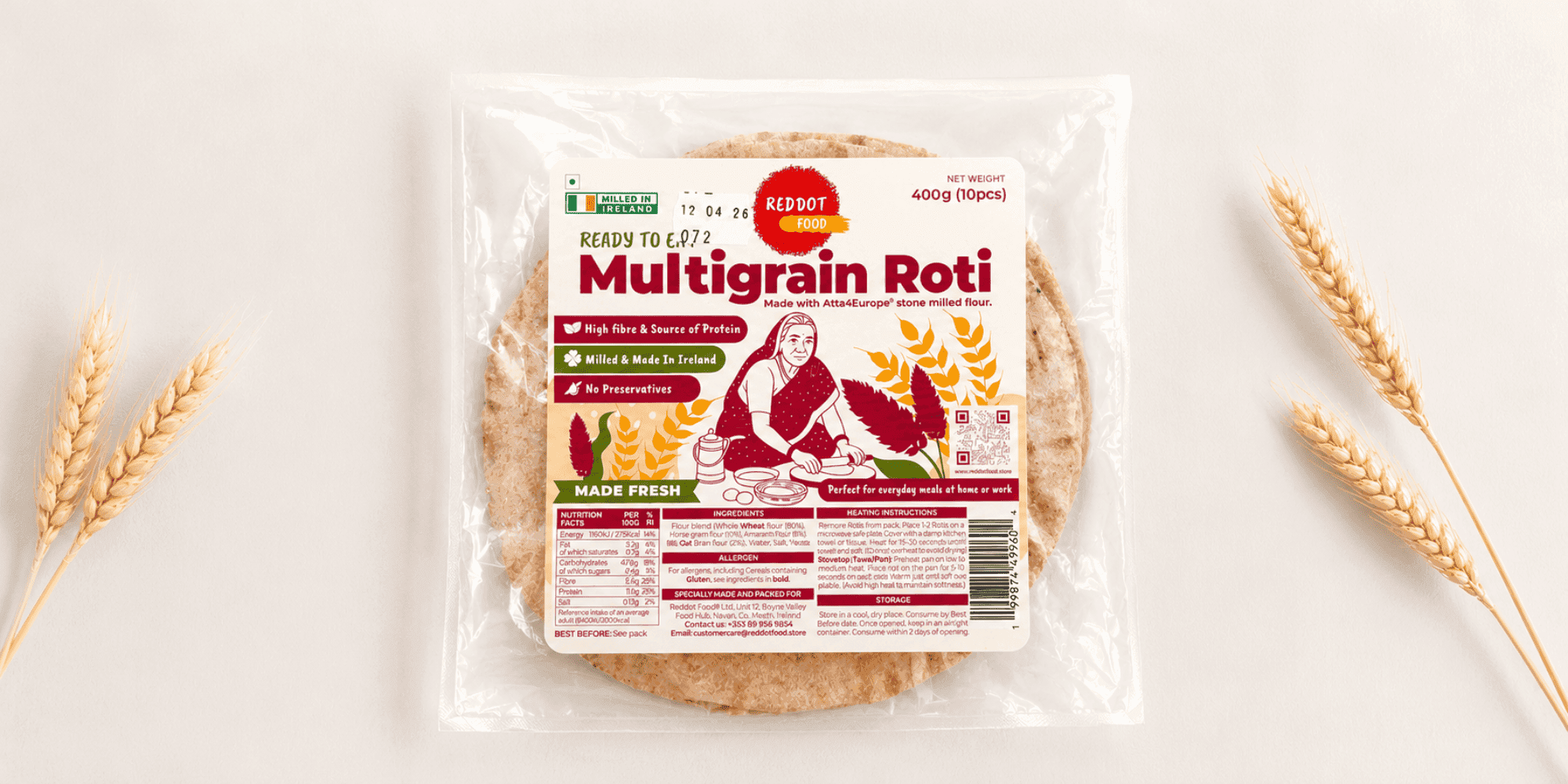 Ready to eat roti in Ireland